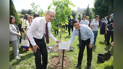 Изрображение 'USAID, Минсельхоз и Ташкентский аграрный университет отметили День Земли (фото)'