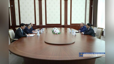 'Тожикистон Миллий банки раиси Ўзбекистон Марказий банкига ташриф буюрди'ning rasmi