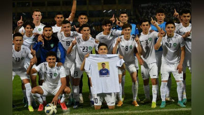 'Қатарга қарши кечган баҳсда футболчиларимиз йирик ғалаба билан чорак финал йўлланмасини қўлга киритишди'ning rasmi