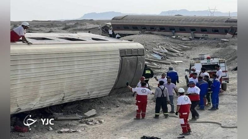 'Эронда йўловчи поезд ҳалокатга учради. Қурбонлар бор...'ning rasmi