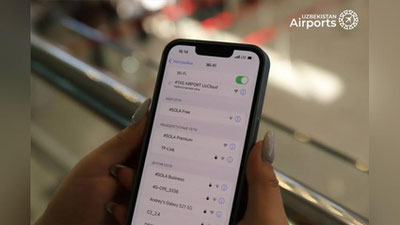 'Тошкент аэропортида бепул Wi-Fi га уланиш имконияти яратилди'ning rasmi