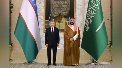 Изрображение 'В Джидде прошли переговоры Президента Узбекистана и наследного принца Саудовской Аравии'