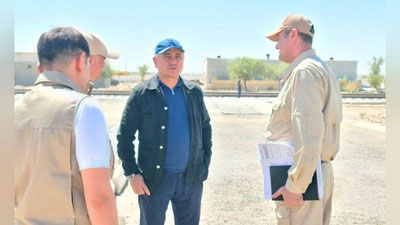 '“O`zbekneftgaz”: Boshqaruv raisi boshchiligidagi “Ishchi guruh” tomonidan Buxoro neftni qayta ishlash zavodidagi ishlab chiqarish, rekonstruksiya va modernizasiya ishlari holati o`rganildi'ning rasmi