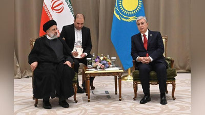 'Raisiy va Tokaev Samarqand sammitidan so`ng uchrashuv o`tkazdi'ning rasmi
