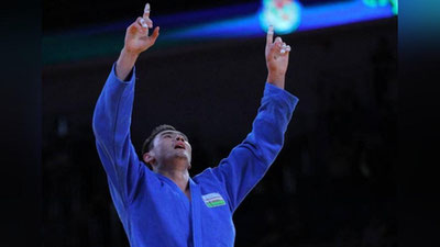 'Muzaffarbek To`raboev dzyudo bo`yicha jahon chempioni bo`ldi'ning rasmi