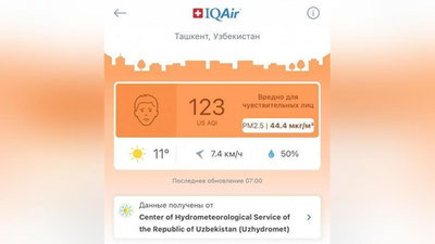 Изрображение 'Чувствительным жителям вредно дышать столичным воздухом'