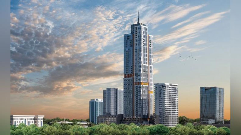 'Toshkentdagi 267 metrli Nest one osmono`par binosi qurilishi tugadi (Foto)'ning rasmi