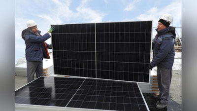 Изрображение 'На Ферганской ТЭЦ началось строительство очередной фотоэлектрической станции'