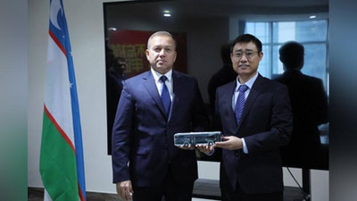 'Navoiyga Xitoydan 60 ta "Yutong"  avtobusi olib kelinadi'ning rasmi