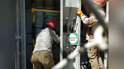Изрображение 'В 8-ми махаллях Мирзо-Улугбекского района проводится ремонт электросетей'