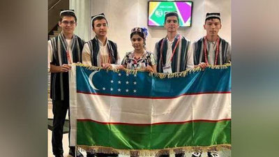 Изрображение 'Пятеро школьников из Узбекистана завоевали призовые места международной олимпиады в Великобритании'