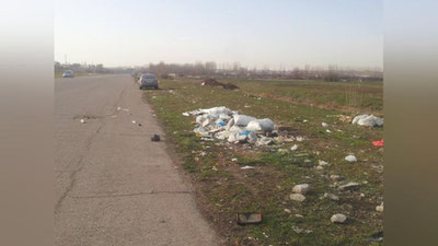 Изрображение 'ТАШКЕНТСКИЕ АВТОЛЮБИТЕЛИ ОЧИСТИЛИ ДОРОГУ ОТ СТРОИТЕЛЬНОГО МУСОРА (ФОТО)'