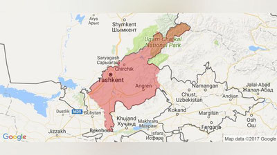 Изрображение 'Ташкентскую область поделили на «зеленые», «желтые» и «красные» зоны'