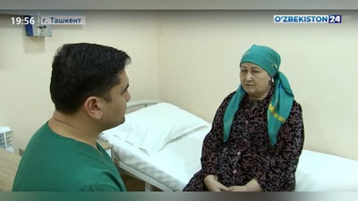 Изрображение 'Ташкентским кардиологам удалось спасти жизнь пациентке с инфарктом, инсультом и 65% поражением легких (видео)'