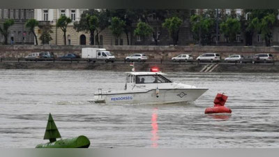 Изрображение 'Судно с туристами затонуло в Будапеште (видео)'
