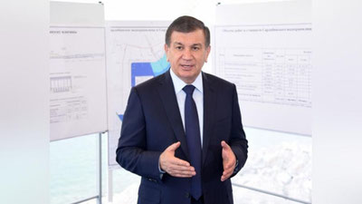 Изрображение 'ШАВКАТ МИРЗИЁЕВ ПОСЕТИЛ СЫРДАРЬИНСКУЮ ОБЛАСТЬ'