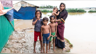 'Bangladeshda so`nggi haftada yoqqan kuchli yomg`irlar natijasida milliondan ortiq aholi jabr ko`rdi'ning rasmi
