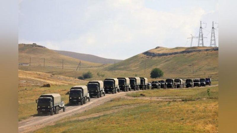 Изрображение 'В Ташкентском военном округе начались плановые учения'