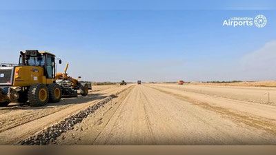 Изрображение 'В Uzbekistan Airports показали работы по реконструкции аэропорта "Андижан" (видео)'