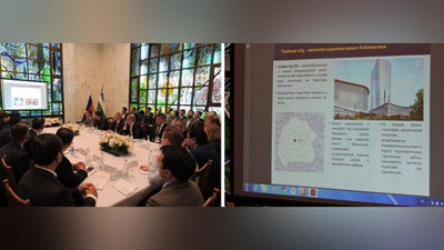 Изрображение 'ГЛАВЫ ТАШКЕНТА И МОСКВЫ ПРОВЕЛИ ПЕРЕГОВОРЫ'