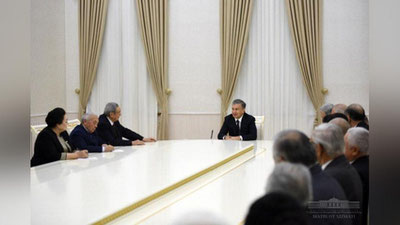 Изрображение 'ВИДЕО: ПРЕЗИДЕНТ ШАВКАТ МИРЗИЁЕВ В КАРАКАЛПАКСТАНЕ'