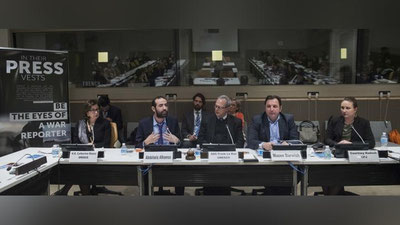 'So`nggi 12 yilda 1010  jurnalist o`ldirilgan'ning rasmi