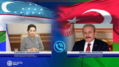 Изрображение 'Главы парламентов Узбекистана и Турции провели телефонный разговор'