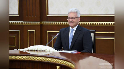 Изрображение 'ПРЕЗИДЕНТ ПРИНЯЛ ЗАММИНИСТРА ИНОСТРАННЫХ ДЕЛ ВЕЛИКОБРИТАНИИ'