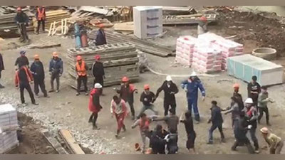 'Краснодарда қурувчилар ўртасида оммавий муштлашув юз берди (Видео)'ning rasmi