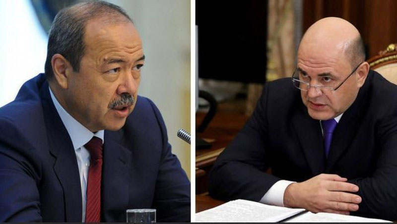 Изрображение 'Главы правительств Узбекистана и России провели встречу в Алматы'