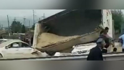 Изрображение 'Страшное массовое ДТП в Ташкентской области унесло 5 жизней (видео, 18+)'