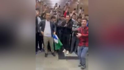 Изрображение 'Как Ташкент праздновал победу сборной в финале Кубка Азии: видео'