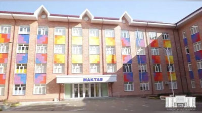 Изрображение 'В Сергели построили школу на новом массиве (видео)'