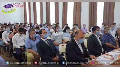 Изрображение 'Предприниматели Учтепинского района поддержали движение «Саховат ва кўмак» (видео)'