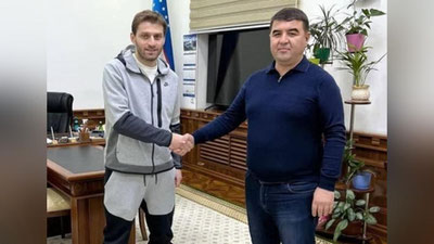 '"Navbahor" gruziyalik futbolchi bilan shartnoma imzoladi'ning rasmi