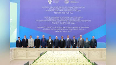 Изрображение 'Консультативный совет руководителей избиркомов стран СНГ провел первое заседание в Ташкенте'