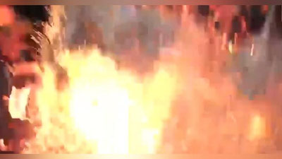 Изрображение 'Рядом с главой Минздрава Турции взорвался обогреватель: момент попал на видео'