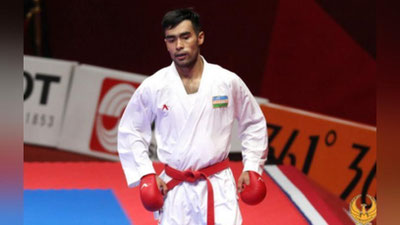 Изрображение 'Узбекский каратист вышел в финал чемпионата мира, проходящего в Дубае'