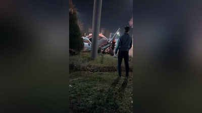 Изрображение 'На Юнусабаде столкнулись Lacetti и Cobalt'