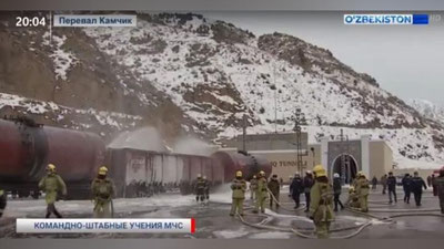 Изрображение 'Масштабные командно-штабные учения провели на перевале "Камчик" (видео)'