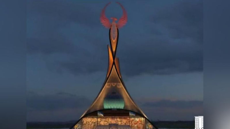 Изрображение 'Столичный хокимият показал, какой будет стела в честь 30-летия Независимости (видео)'