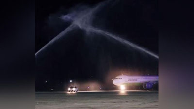 Изрображение 'Ташкент и Киев возобновили полеты спустя 6 лет (видео)'