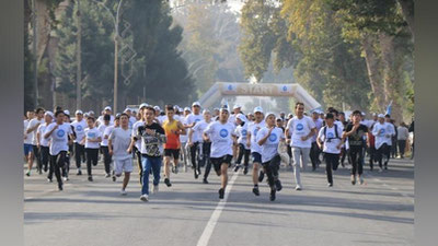 Изрображение 'В Коканде прошел заключительный этап благотворительного забега Save Aral - 2022'