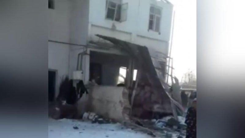 Изрображение 'В результате взрыва газа в доме в Сырдарьинской области 2 человека погибли (видео)'