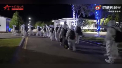 Изрображение 'В Ташкент прибыли китайские военные медики для участия в АрМИ-2021 (видео)'