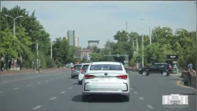 Изрображение 'В Ташкенте в качестве такси будут курсировать электромобили (видео)'