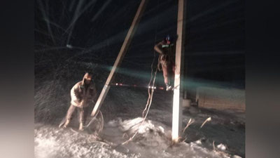 'Qorli bo`ron sabab Xorazmda elektr energiyasida uzilishlar kuzatildi'ning rasmi