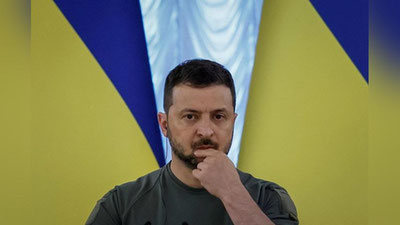 'Zelenskiy kelasi yil prezidentlik saylovlarini o`tkazishga qaror qildi'ning rasmi