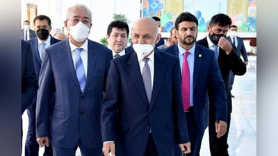 Изрображение 'Президент Афганистана прибыл в Ташкент на конференцию высокого уровня'