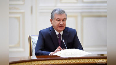 Изрображение 'Глава Узбекистана принял глав правительств Кыргызстана, Таджикистана и Беларуси'